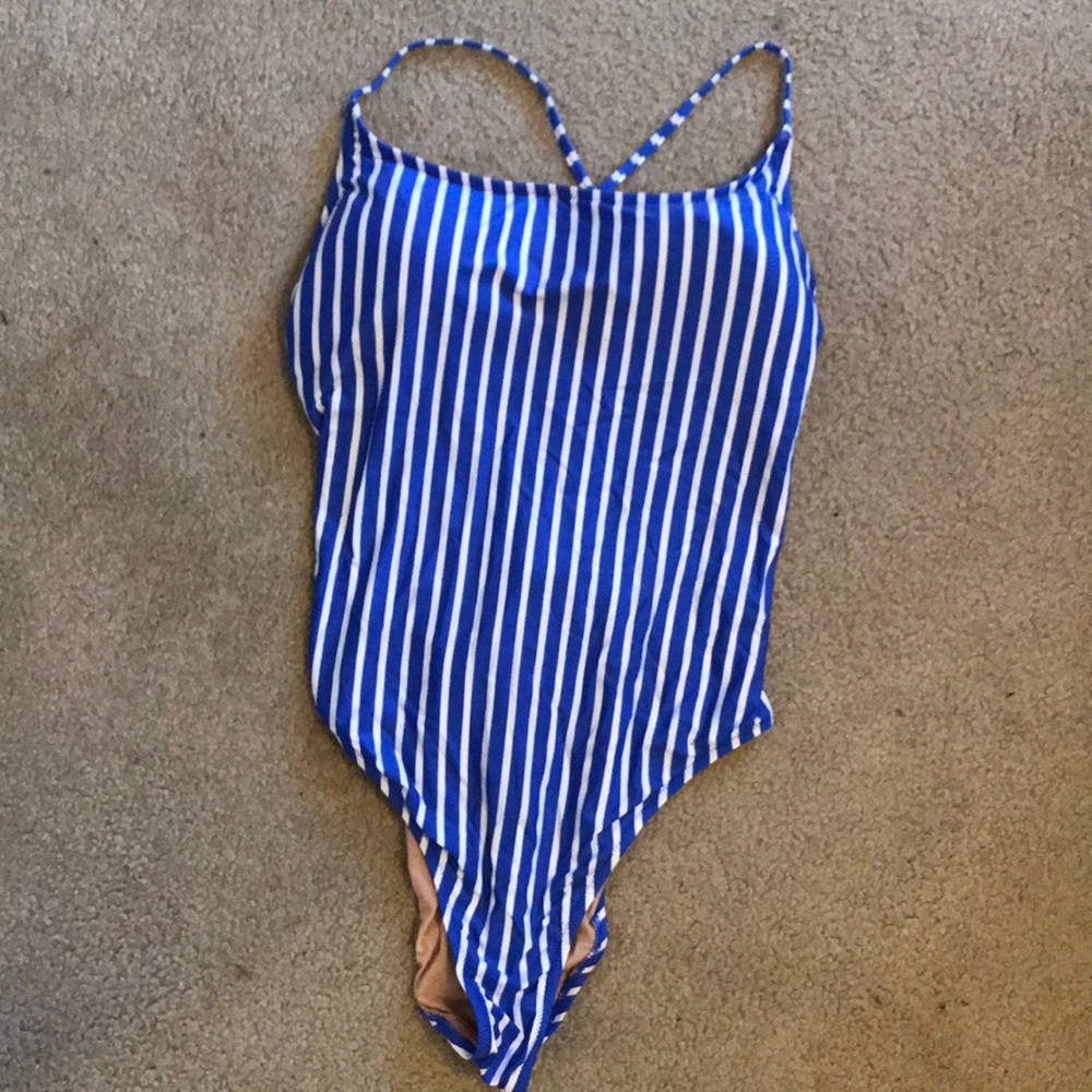 J. Crew strappy back swim suit